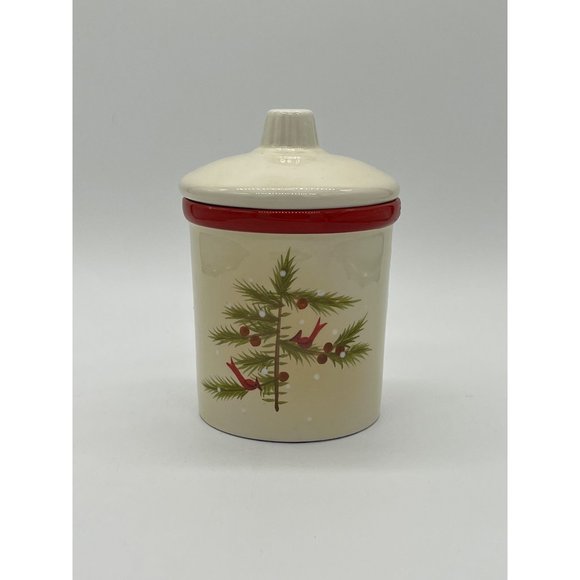 Hallmark Other - Hallmark Cinnamon Christmas Holiday Winter Candle w/Lid 6" Tall